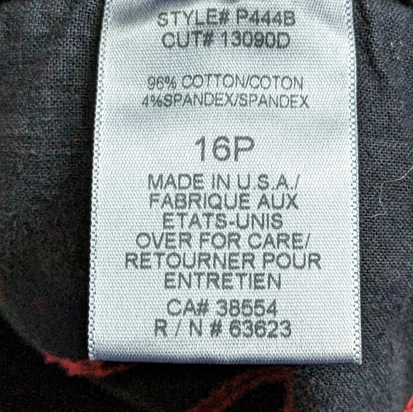 Nydj black jeans, size 16 petite - Picture 5 of 5